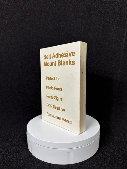 Self Adhesive Mount Blanks